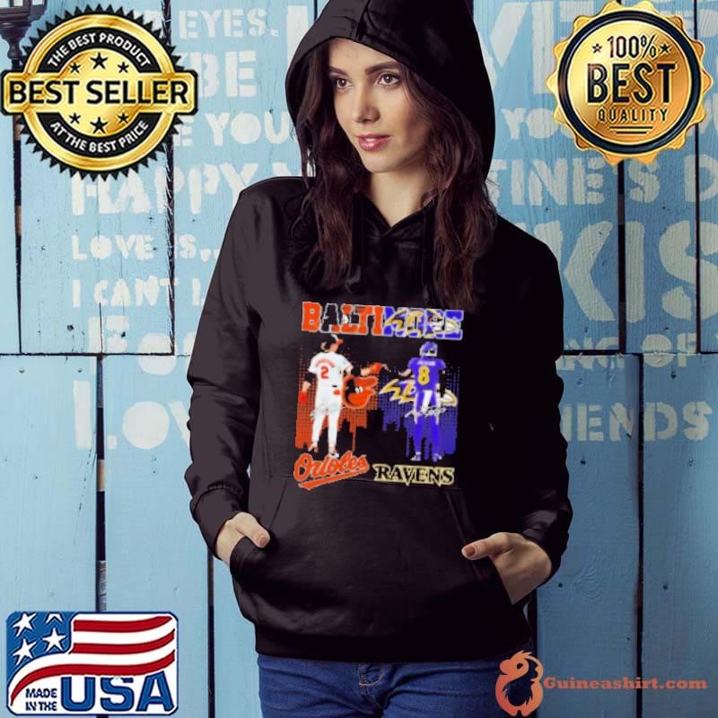 Baltimore Orioles Gunnar Henderson And Baltimore Ravens Lamar Jackson 2024 Hoodie