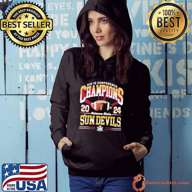 Big 12 Conference Champions 2024 Arizona State Sun Devils vintage Hoodie