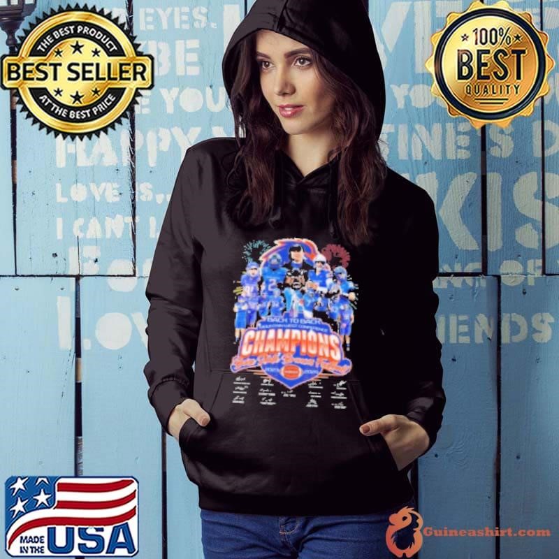 Boise State Broncos Football Back To Back Mountain West Champs 2024 Shirt