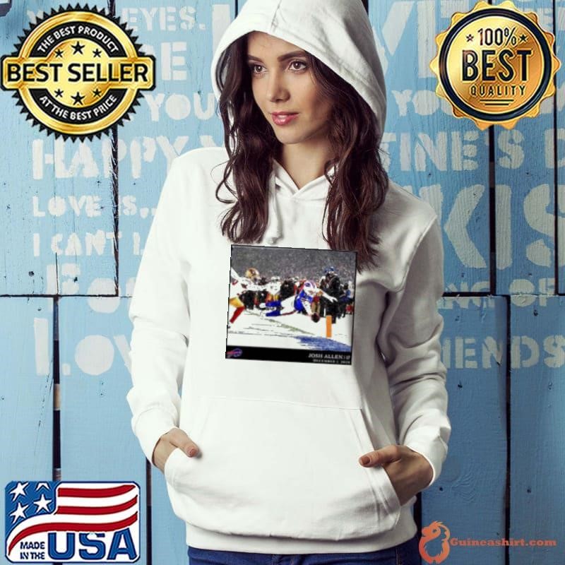 Buffalo Bills Josh Allen Black NFL Flash Features Hoodie