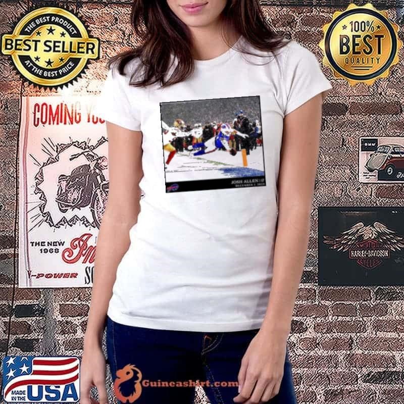 Buffalo Bills Josh Allen Black NFL Flash Features Ladiestee