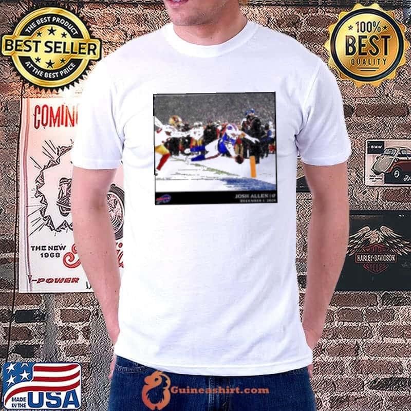 Buffalo Bills Josh Allen Black NFL Flash Features Unisex
