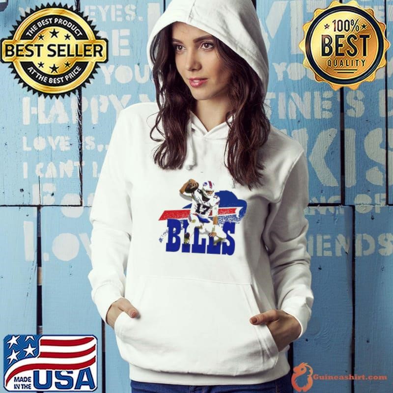 Buffalo Bills Josh Allen hurdle art Hoodie