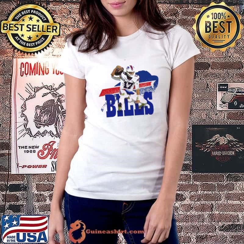 Buffalo Bills Josh Allen hurdle art Ladiestee