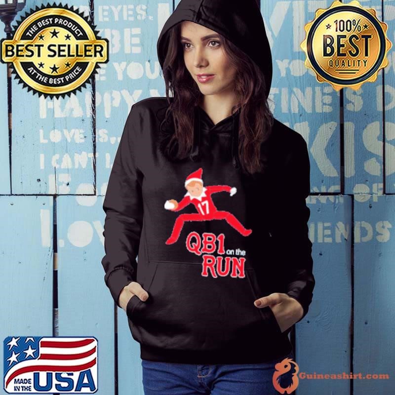 Buffalo Bills QB1 On The Run Christmas Hoodie