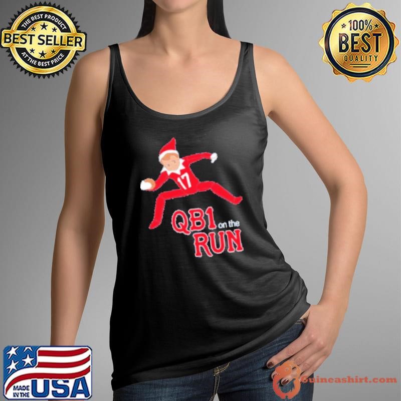 Buffalo Bills QB1 On The Run Christmas Shirt