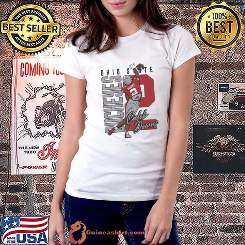 Caleb Downs 2 Ohio State Buckeyes Ball Hawk Ladiestee