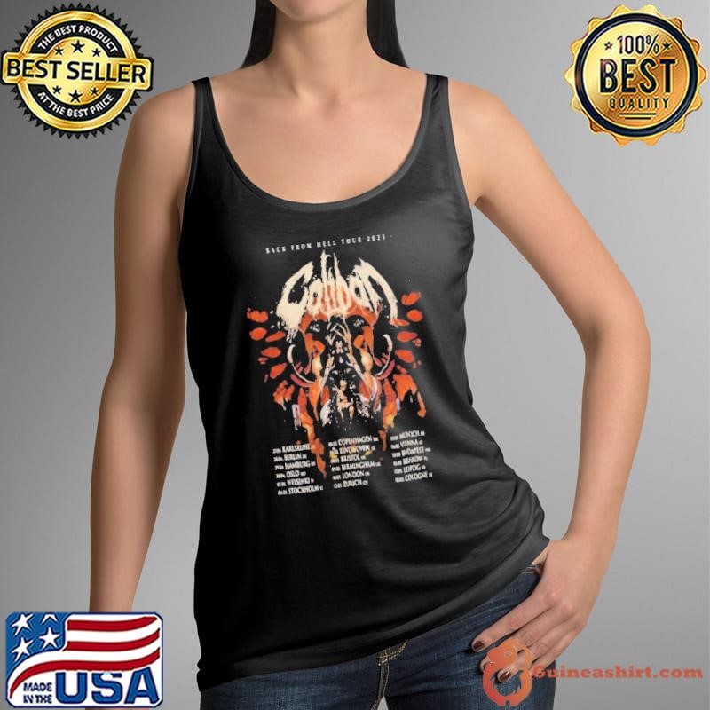 Caliban Tour Back From Hell Tour 2025 shirt