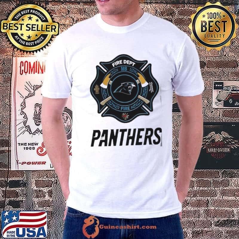 Carolina Panthers Firefighter Appreciation logo Unisex