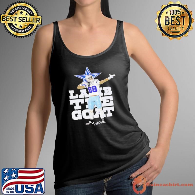 CeeDee Lamb The Goat Dallas Cowboy signature Limited Edition Shirt