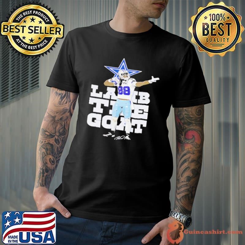 CeeDee Lamb The Goat Dallas Cowboy signature shirt