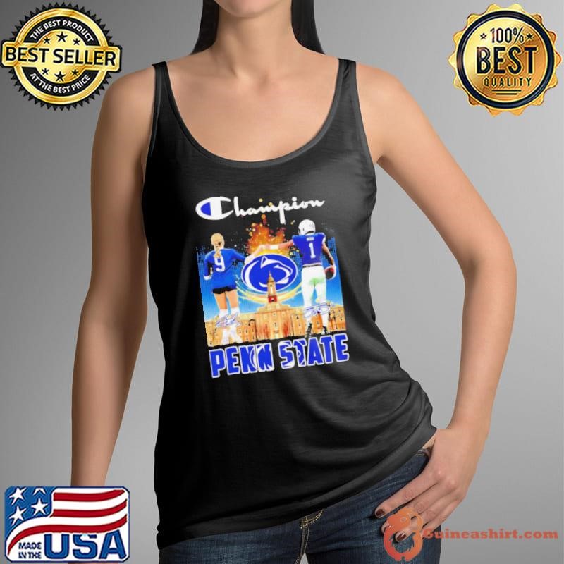 Champion Brianna Whitaker and Jaylen Reed Penn State signatures shirt