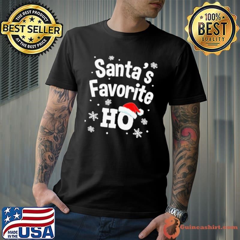 Christmas Santas Favorite Ho Hat Santa Shirt