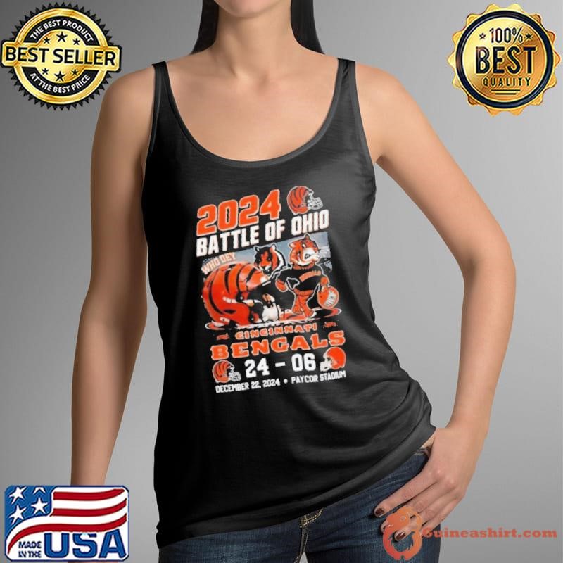 Cincinnati Bengals Battle Of Ohio 2024 Tank Top
