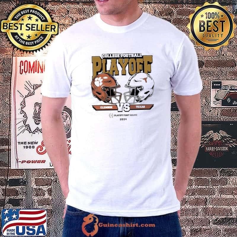 Clemson Tigers Vs Texas Longhorns College Football Playoff 2025 First Round Head To Head Unisex