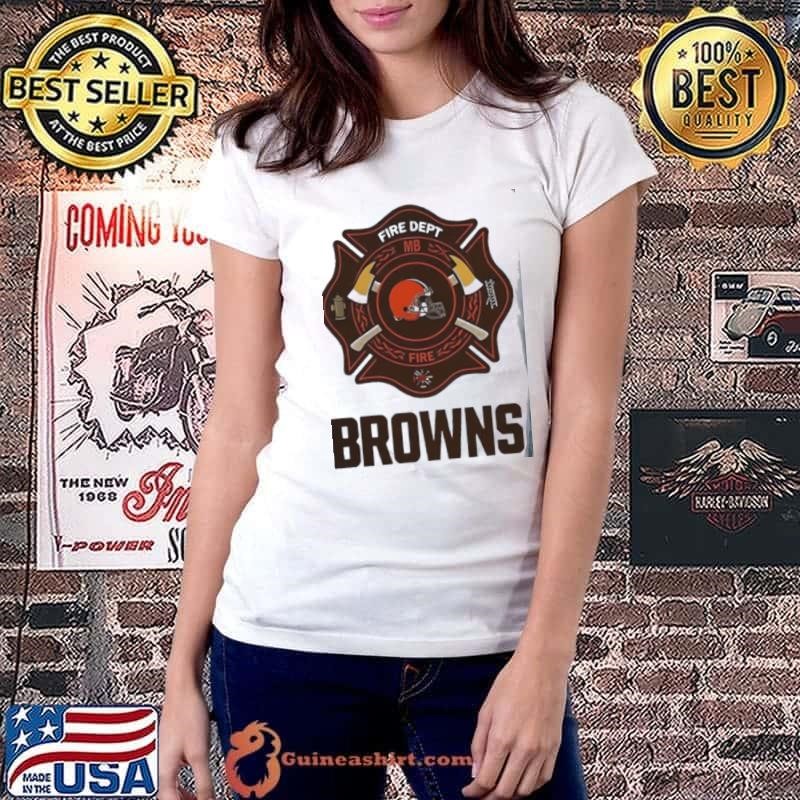 Cleveland Browns Firefighter Appreciation logo Ladiestee