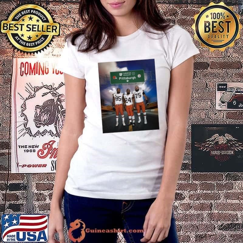 Cleveland Browns Vs Pittsburgh Steelers Turnpike Rivalry Setting Out For The Steel City Poster Ladiestee