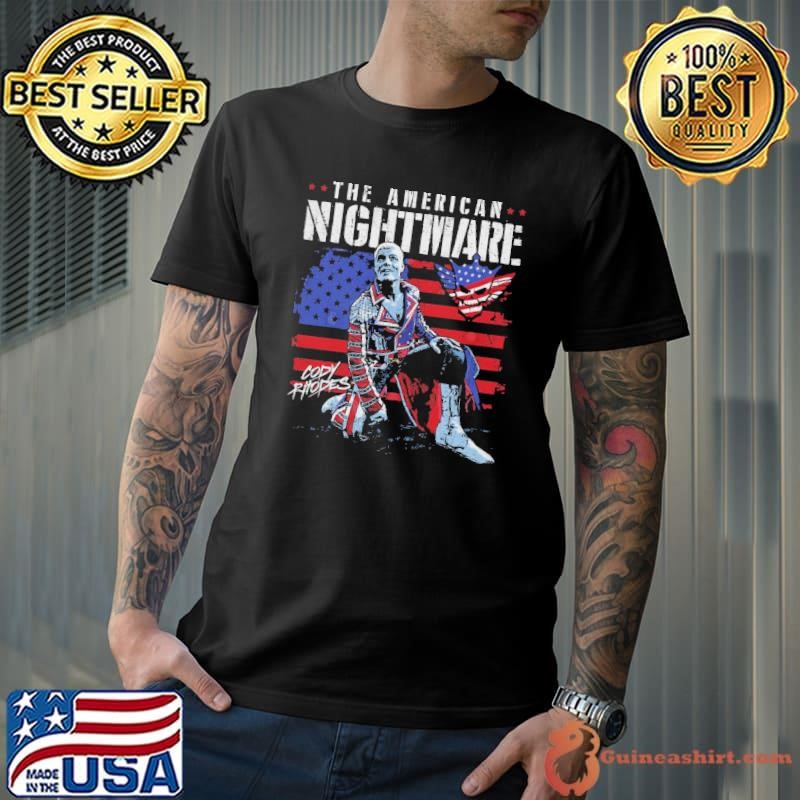 Cody Rhodes The American Nightmare USa Flag T-Shirt