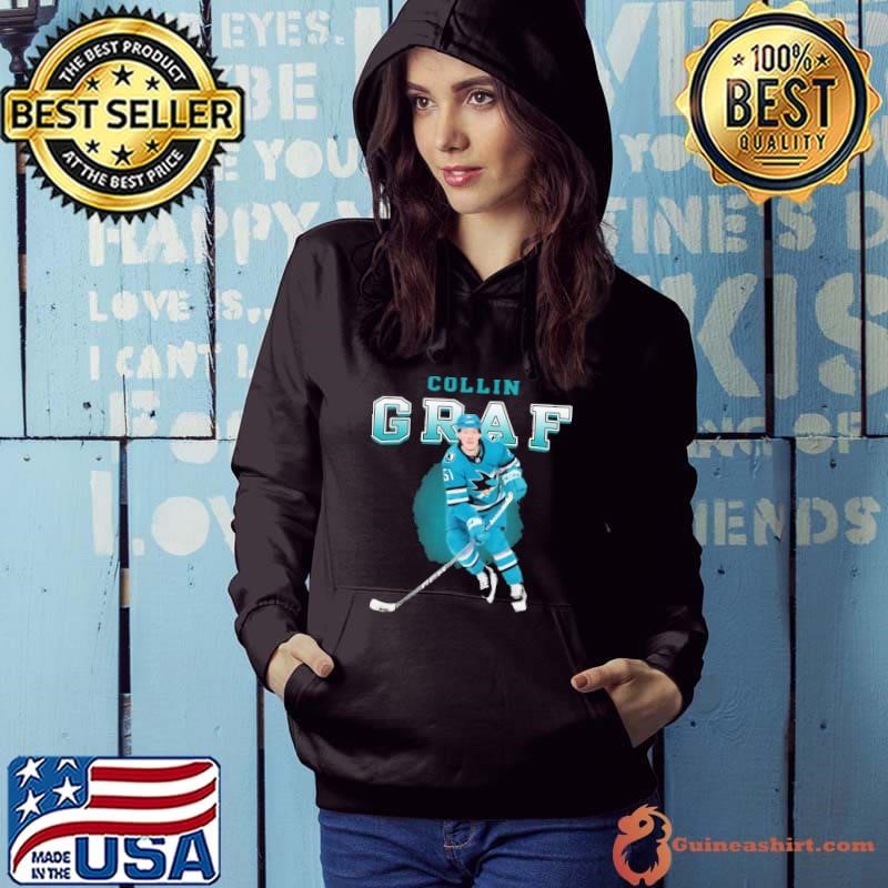 Collin Graf American professional ice hockey player San Jose Barracuda T-Shirt