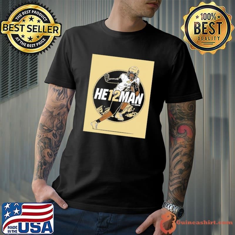 Colorado Buffaloes Football Travis Hunter Heisman Immortalized 2024 Art Poster Unisex