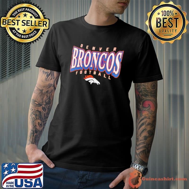 Denver Broncos Heather Divided Warp Tri Blend Unisex