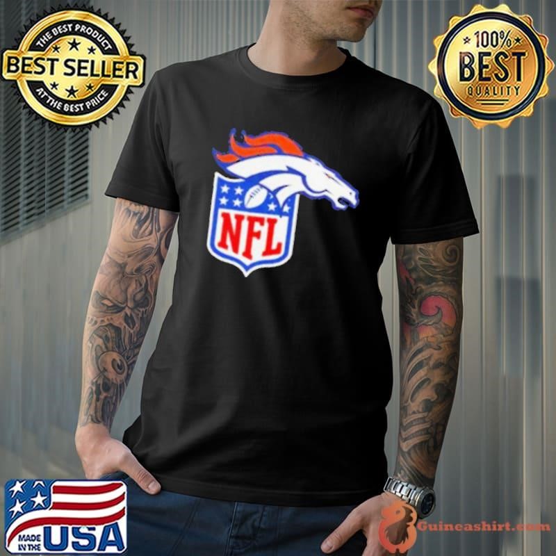Denver Broncos X NFL logo shirt