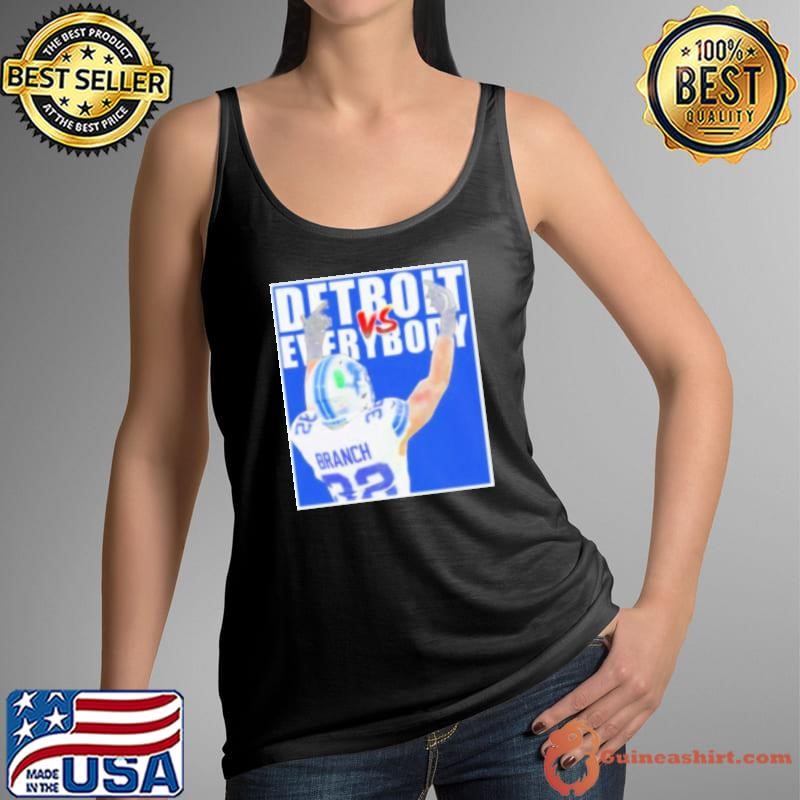 Detroit Lions vs everybody Brian Branch No. 32 Shirt