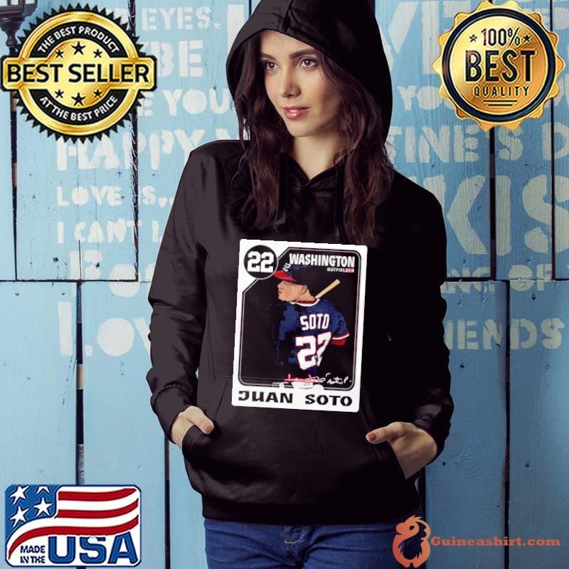 Dominican professional baseball outfielder juan soto card Hoodie