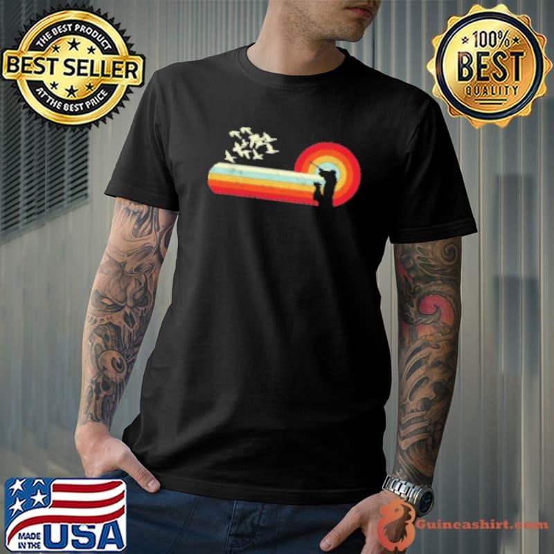 Duck Hunting Retro Style Pullover Vintage Retro Shirt