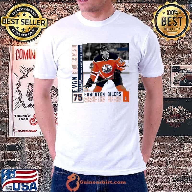 Evan bouchard Canadian professional ice hockey defenceman T-Shirt