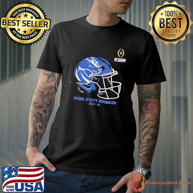 Football Playoff 2024 2025 Boise State Broncos Helmet Shirt