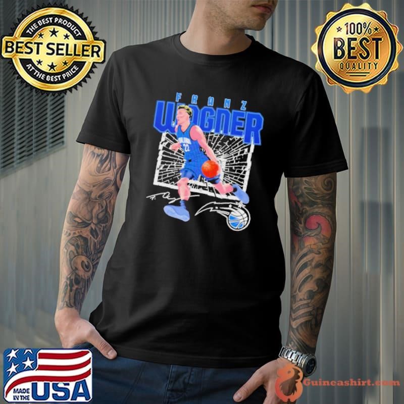 Franz Wagner 22 Orlando Magic shattered signature Unisex