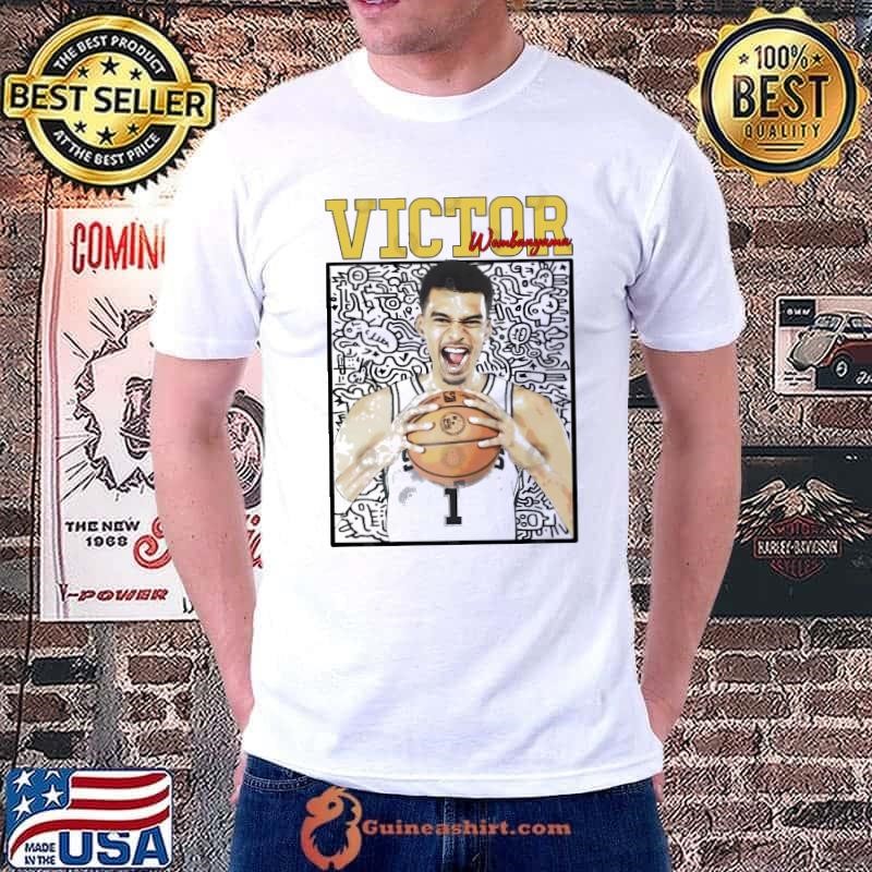 French professional basketball San Antonio Spurs victor wembanyama T-Shirt