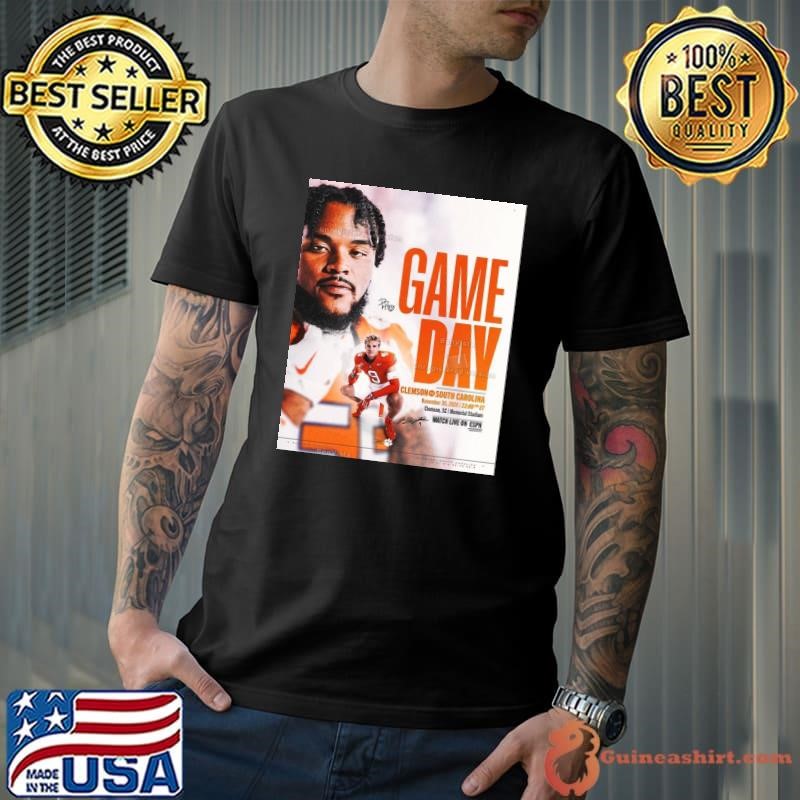 Gameday Payton Page Clemson Tigers vs South Carolina Gamecocks Nov 30 2024 Clemson SC Signatures Poster shirt