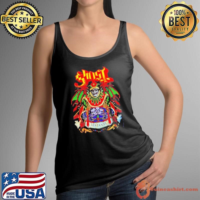 Ghost Santanas Merry Christmas 2024 shirt