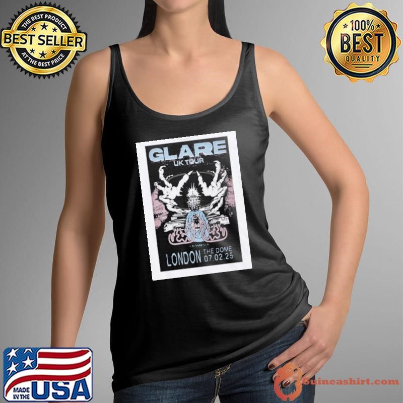 Glare Feb 7, 2025 The Dome London, UK Event Poster Shirt