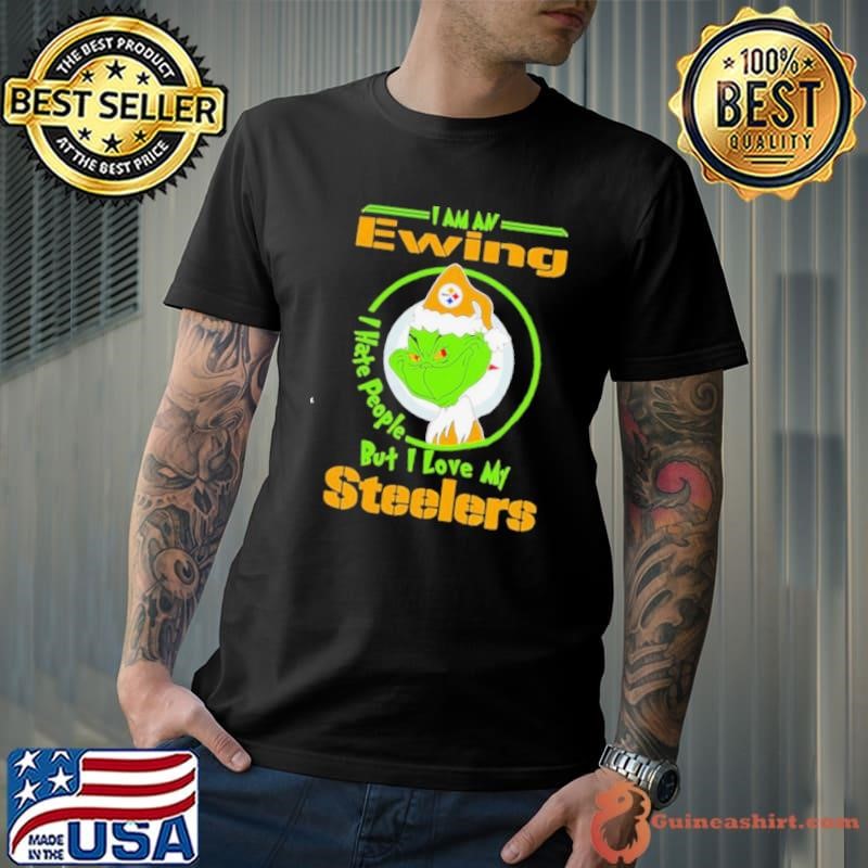 Grinch Christmas I am an Ewing I love my Pittsburgh Steelers Unisex