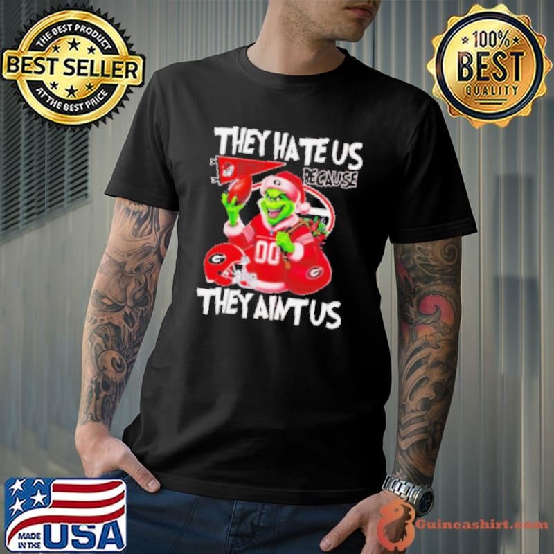 Grinch Georgia Bulldogs NFL they hate us because they ain't us Christmas Shirt