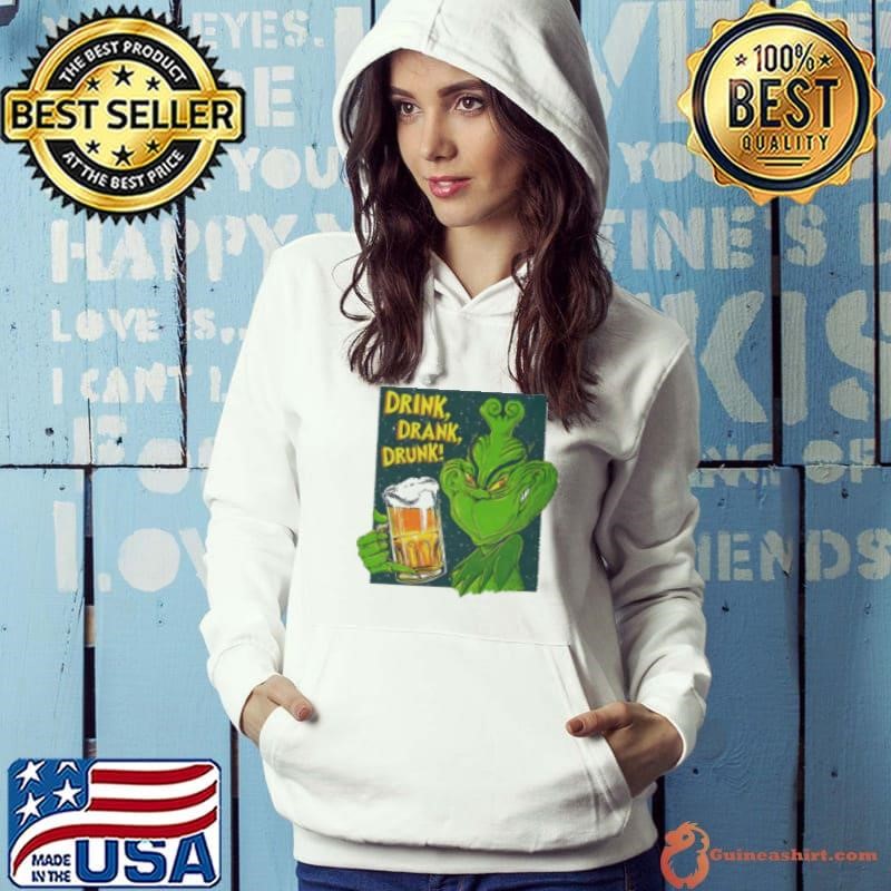 Grinch drink drank drunk beer Shirt