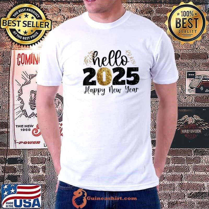 Happy New Year 2025 New Year Party Friends Family Adults Kid Unisex