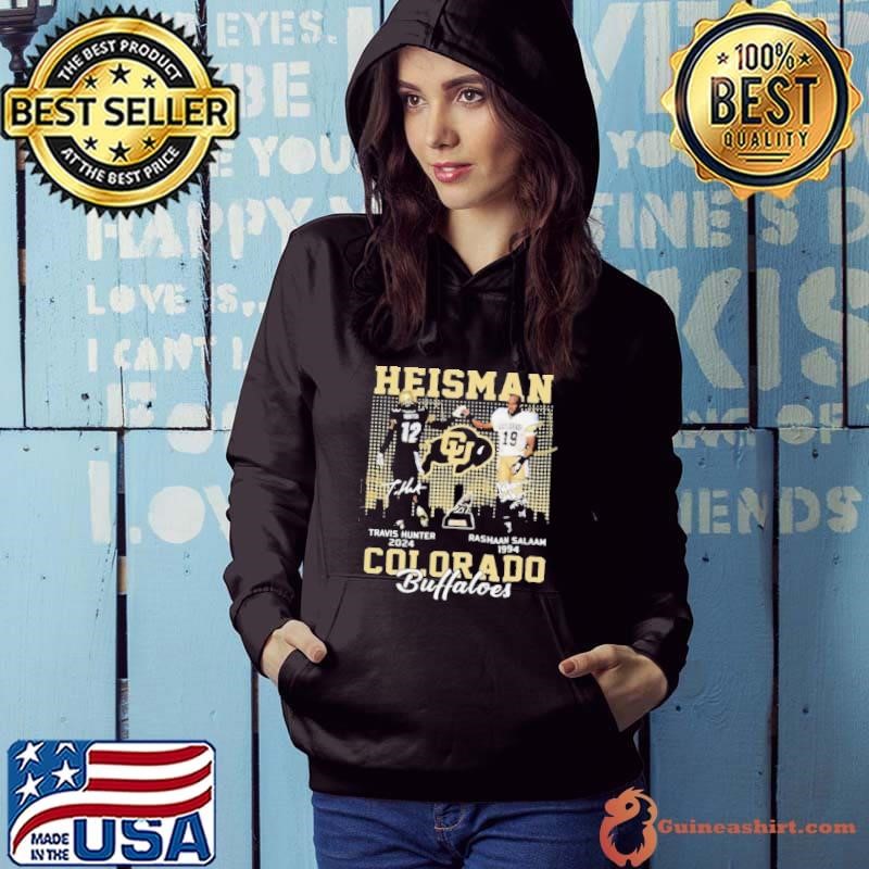 Heisman Travis Hunter x Rashaan Salaam Signature Colorado Buffaloes shirt