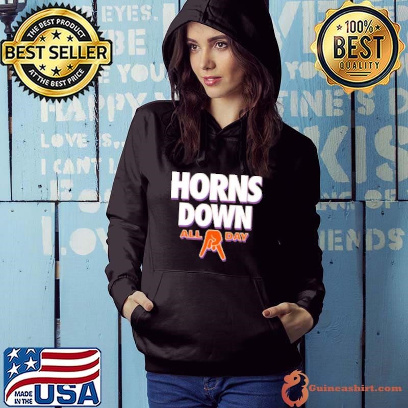 Horns Down All Day Clemson Tiger College Shirt