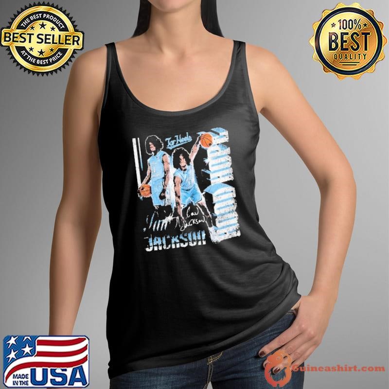 Ian Jackson North Carolina Tar Heels Basketball Hood Hope 90s Graphic Signature Tank Top