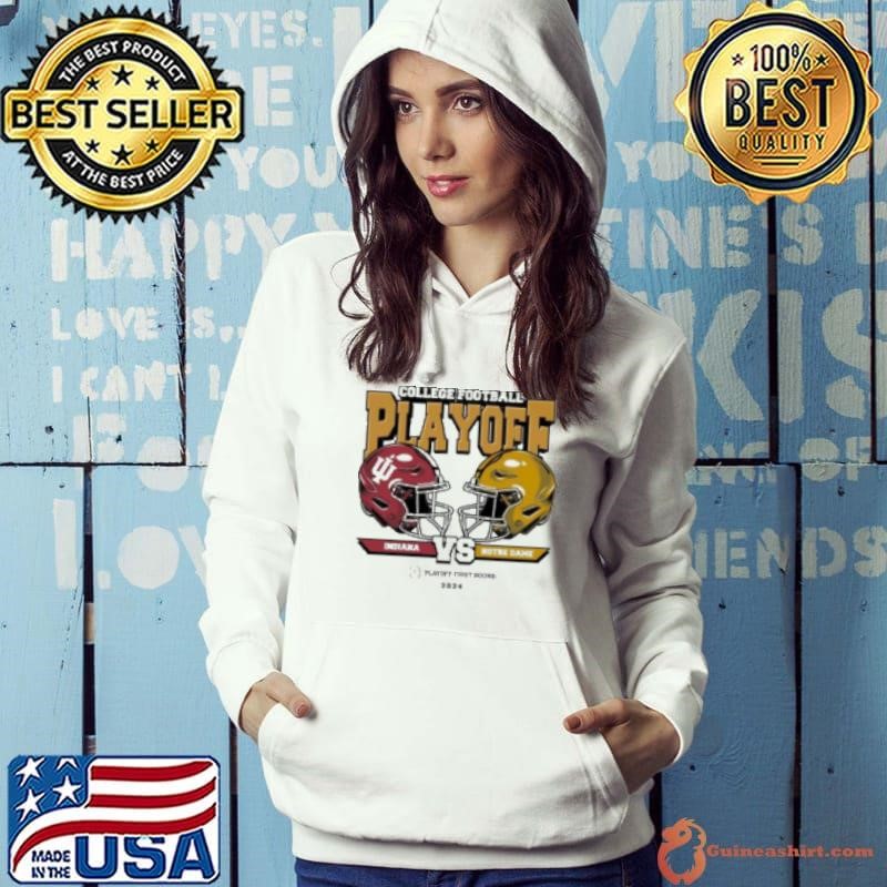 Indiana Hoosiers vs. Notre Dame 2025 College Football Playoff First Round Head To Head Shirt