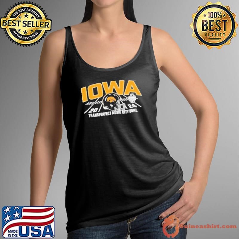 Iowa Hawkeyes Black 2024 Music City Bowl Bound Shirt