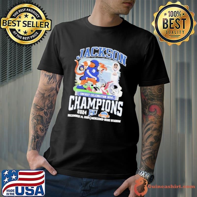 Jackson State Tigers Mascot 2024 Cricket Celebration Bowl Champions shirt