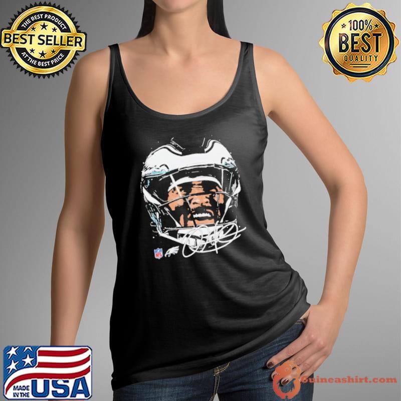 Jalen Hurts Philadelphia Eagles NFL football big face signature graphic shirt