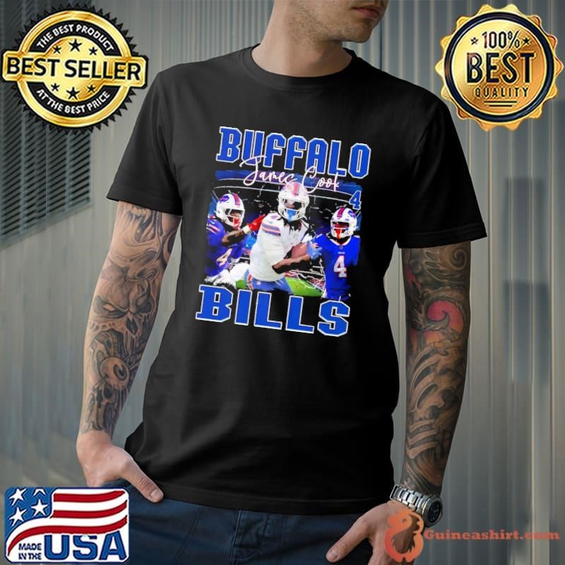 James Cook American professional football running back Buffalo Bills T-Shirt