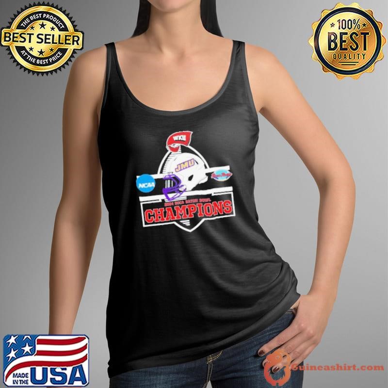 James Madison Dukes Defeated Western Kentucky Hilltoppers To Win 2024 Boca Raton Bowl Champions NCAA shirt