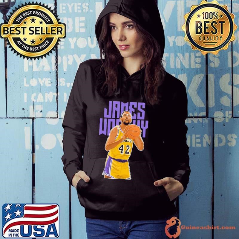 James Worthy Small Power Forwards #42 Bold Hoodie